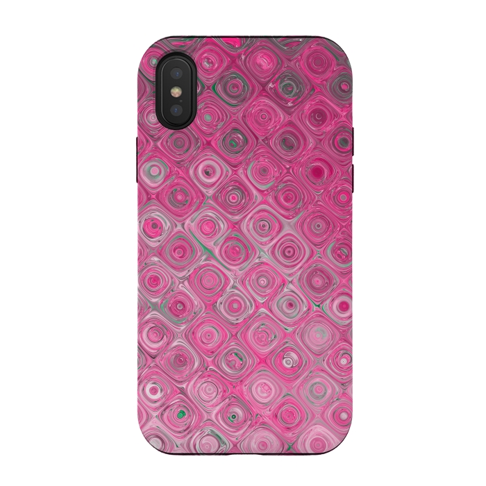 iPhone Xs / X StrongFit Pink Dreams Fantasie Texture by Andrea Haase