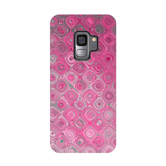 Galaxy S9 StrongFit Pink Dreams Fantasie Texture by Andrea Haase