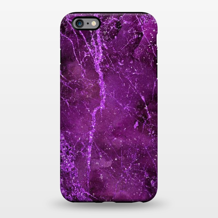 iPhone 6/6s plus StrongFit Magic Marble Purple Pink Glamour 2 by Andrea Haase