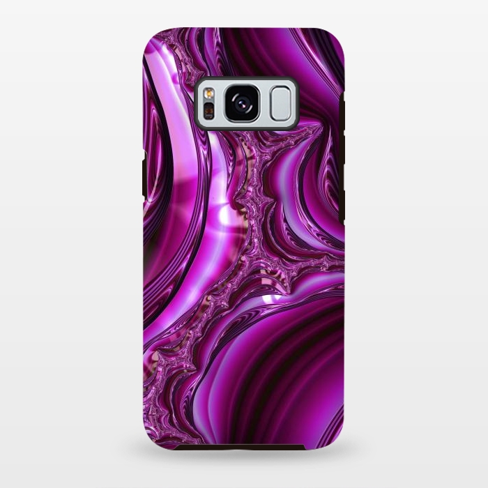 Galaxy S8 plus StrongFit Pink Fractal Glamour 2 by Andrea Haase