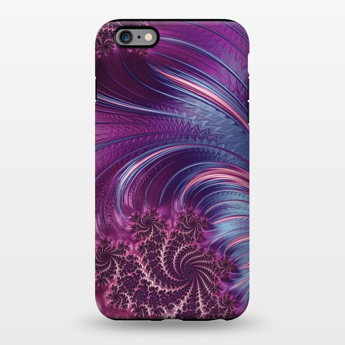 iPhone 6/6s plus StrongFit Fantastic Pink Fractal Swirls by Andrea Haase
