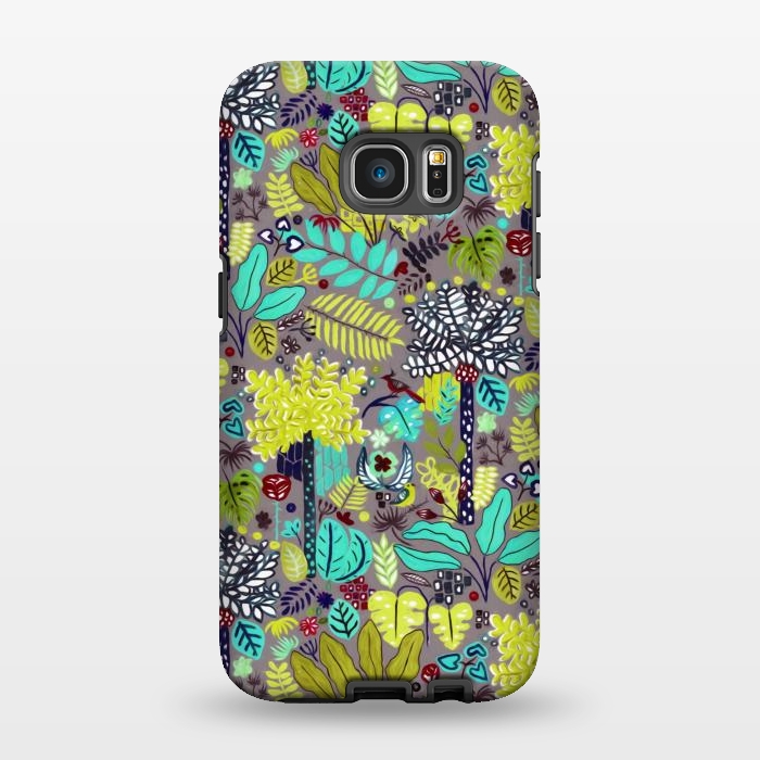 Galaxy S7 EDGE StrongFit Warm Bohemian Jungle  by Tigatiga
