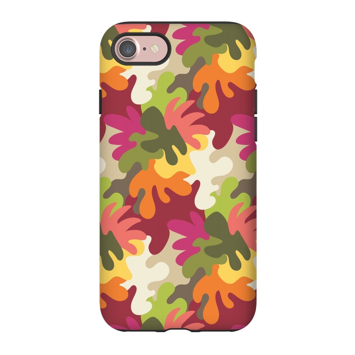 iPhone 7 StrongFit Spring Camouflage by Majoih