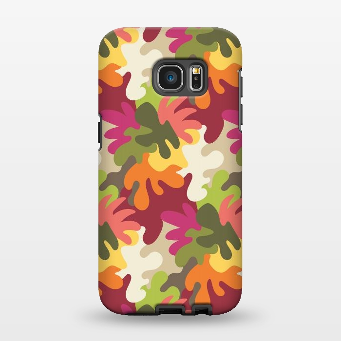 Galaxy S7 EDGE StrongFit Spring Camouflage by Majoih
