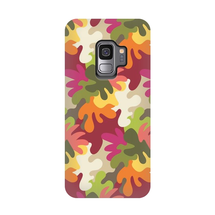 Galaxy S9 StrongFit Spring Camouflage by Majoih
