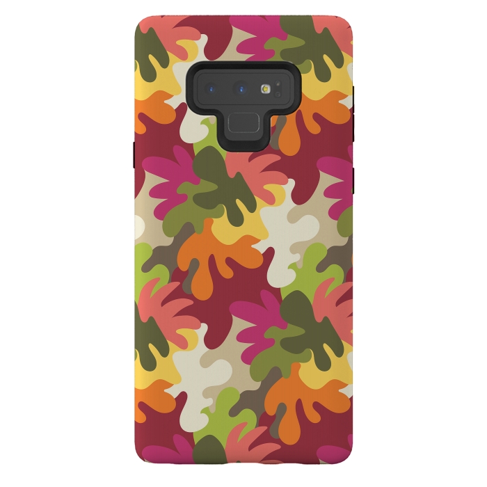 Galaxy Note 9 StrongFit Spring Camouflage by Majoih