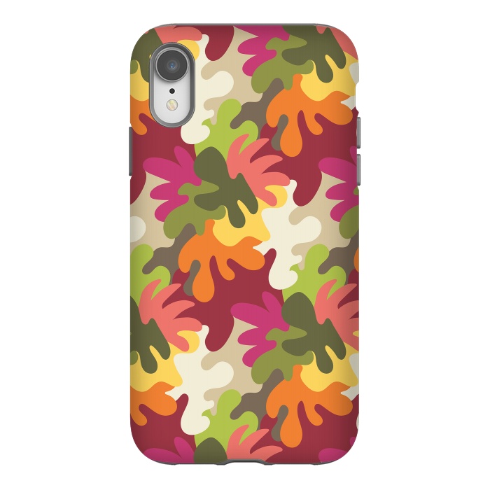 iPhone Xr StrongFit Spring Camouflage by Majoih