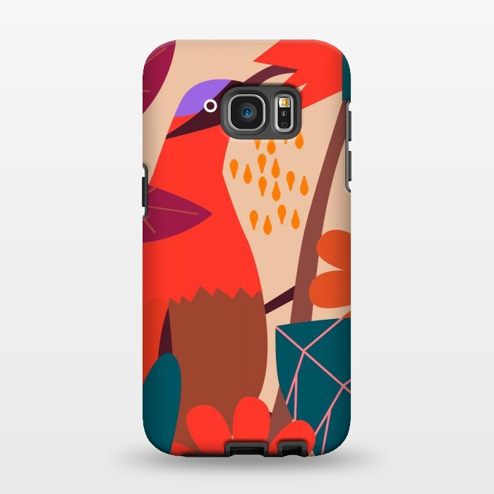 Galaxy S7 EDGE StrongFit Floral pollinator by CocoDes