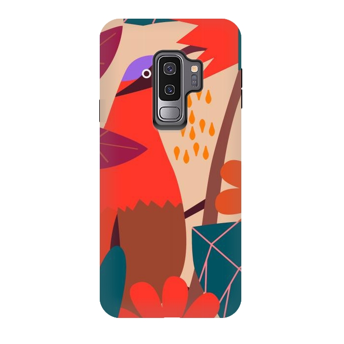 Galaxy S9 plus StrongFit Floral pollinator by CocoDes