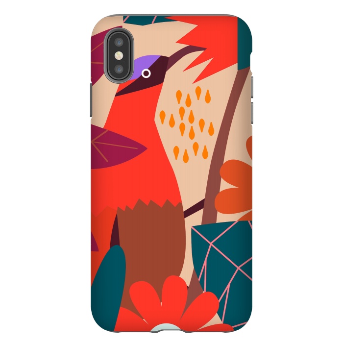 iPhone Xs Max StrongFit Floral pollinator by CocoDes