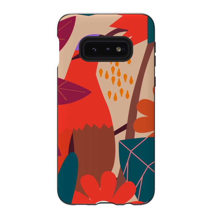 Galaxy S10e StrongFit Floral pollinator by CocoDes