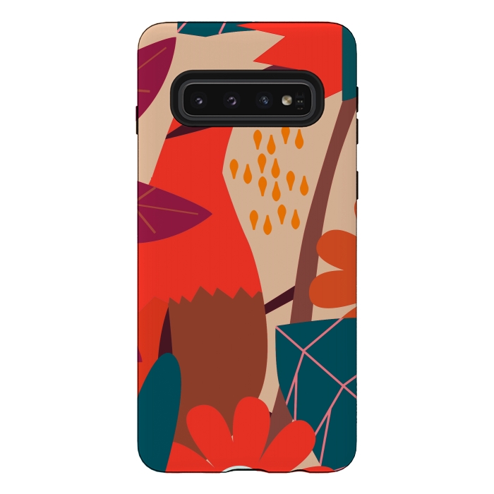 Galaxy S10 StrongFit Floral pollinator by CocoDes
