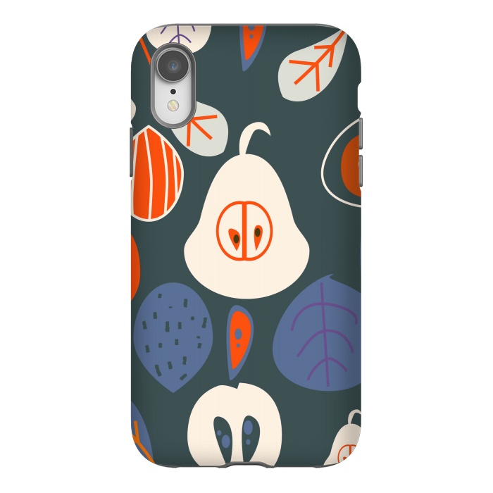 iPhone Xr StrongFit Modern fruits by CocoDes