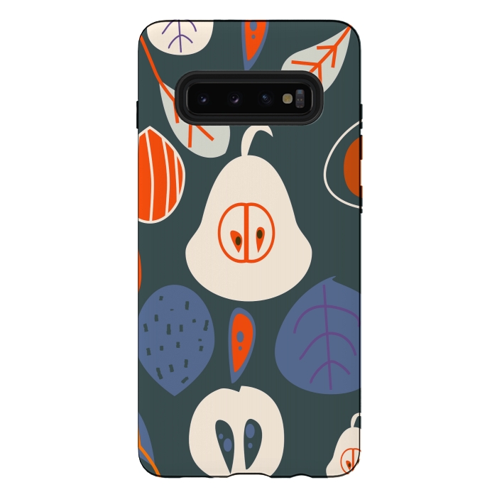 Galaxy S10 plus StrongFit Modern fruits by CocoDes
