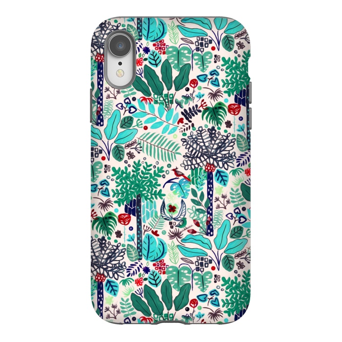 iPhone Xr StrongFit Bright Bohemian Paradise  by Tigatiga