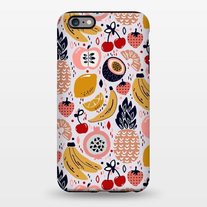 iPhone 6/6s plus StrongFit Pastel Funky Fruit  by Tigatiga