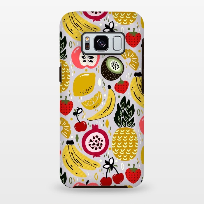 Galaxy S8 plus StrongFit Tropical Fresh Funky Fruit  by Tigatiga