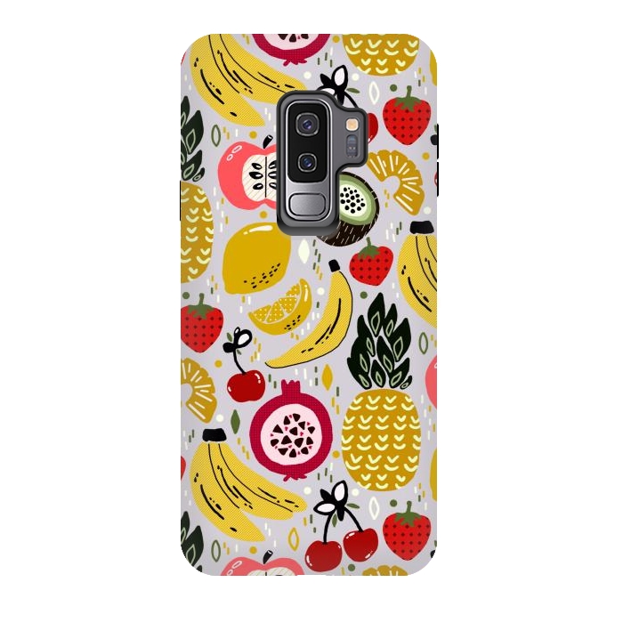 Galaxy S9 plus StrongFit Tropical Fresh Funky Fruit  by Tigatiga