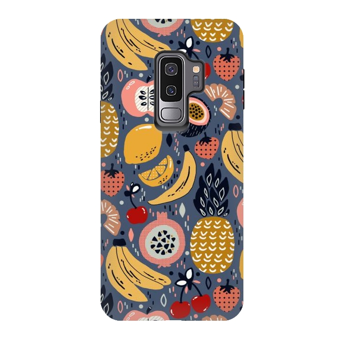 Galaxy S9 plus StrongFit Winter Funky Fruit  by Tigatiga