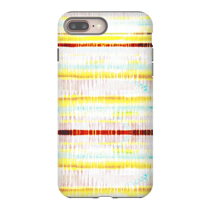 iPhone 7 plus StrongFit Ethnic vibrant stripes brushstrokes by Oana 