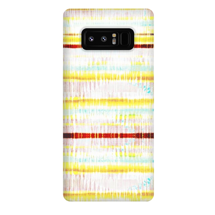 Galaxy Note 8 StrongFit Ethnic vibrant stripes brushstrokes by Oana 