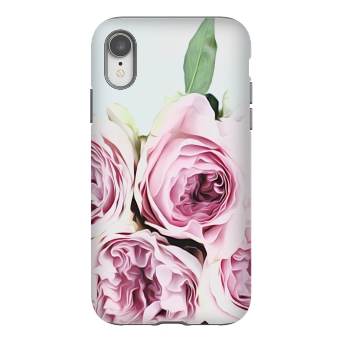 iPhone Xr StrongFit Peonies Illustration by Alemi