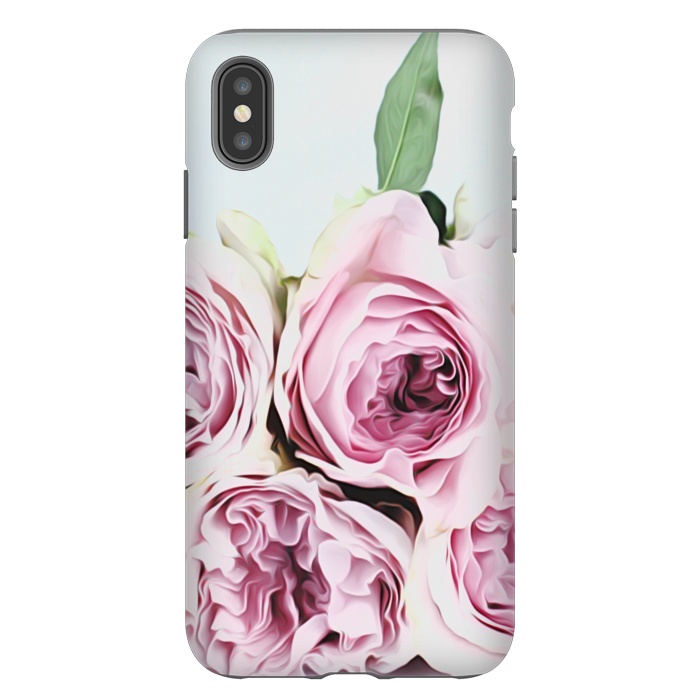 iPhone Xs Max StrongFit Peonies Illustration by Alemi
