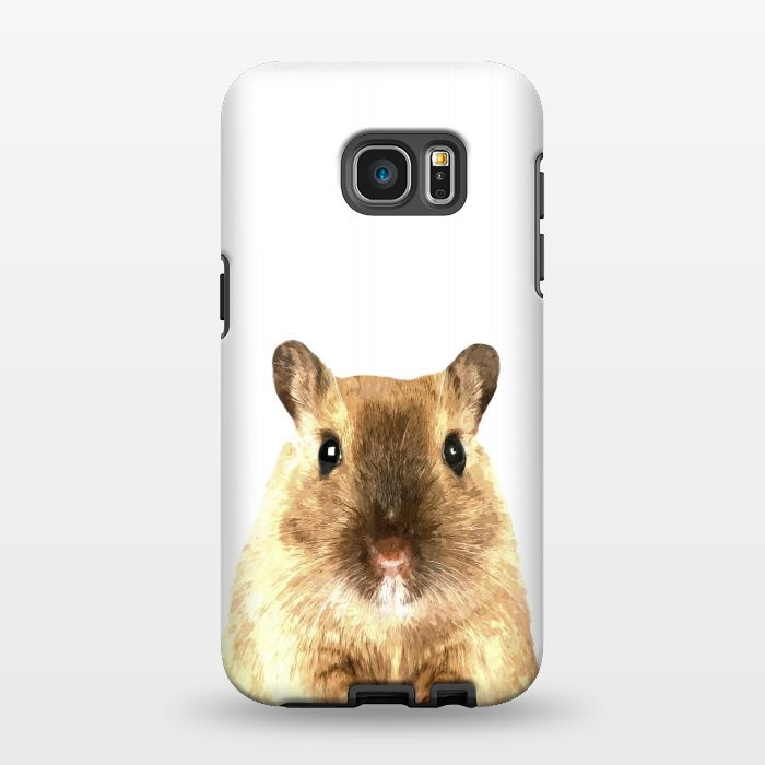 Galaxy S7 EDGE StrongFit Hamster Portrait by Alemi