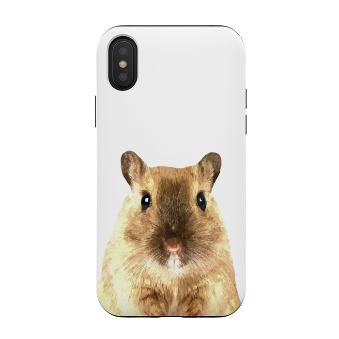 iPhone Xs / X StrongFit Hamster Portrait by Alemi