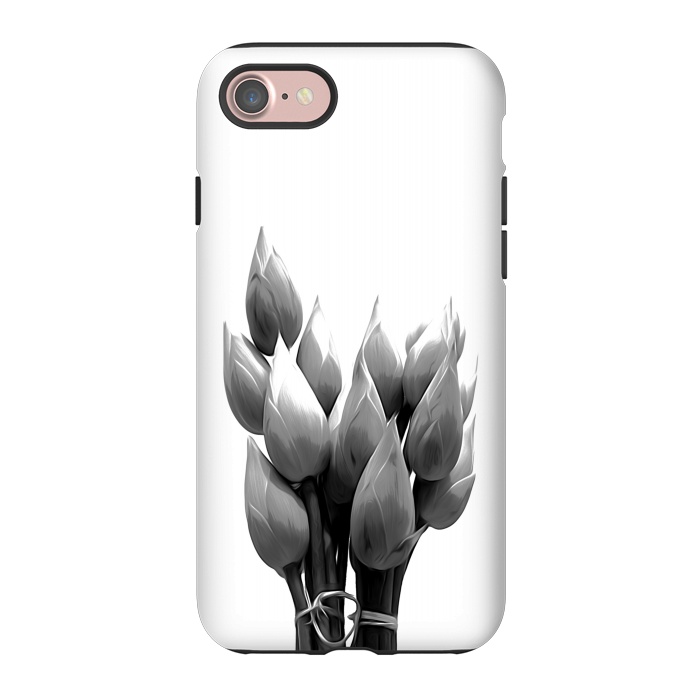 iPhone 7 StrongFit Black and White Lotus by Alemi