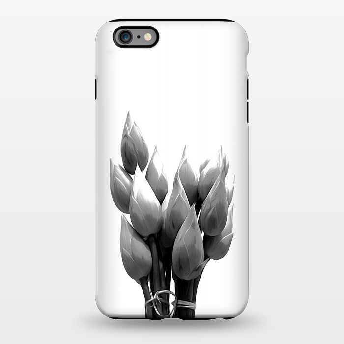 iPhone 6/6s plus StrongFit Black and White Lotus by Alemi
