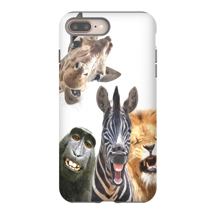 iPhone 7 plus StrongFit Jungle Animal Friends  by Alemi