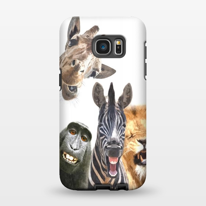 Galaxy S7 EDGE StrongFit Jungle Animal Friends  by Alemi