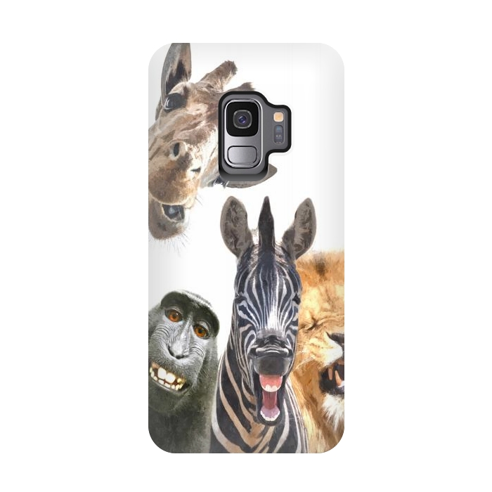 Galaxy S9 StrongFit Jungle Animal Friends  by Alemi