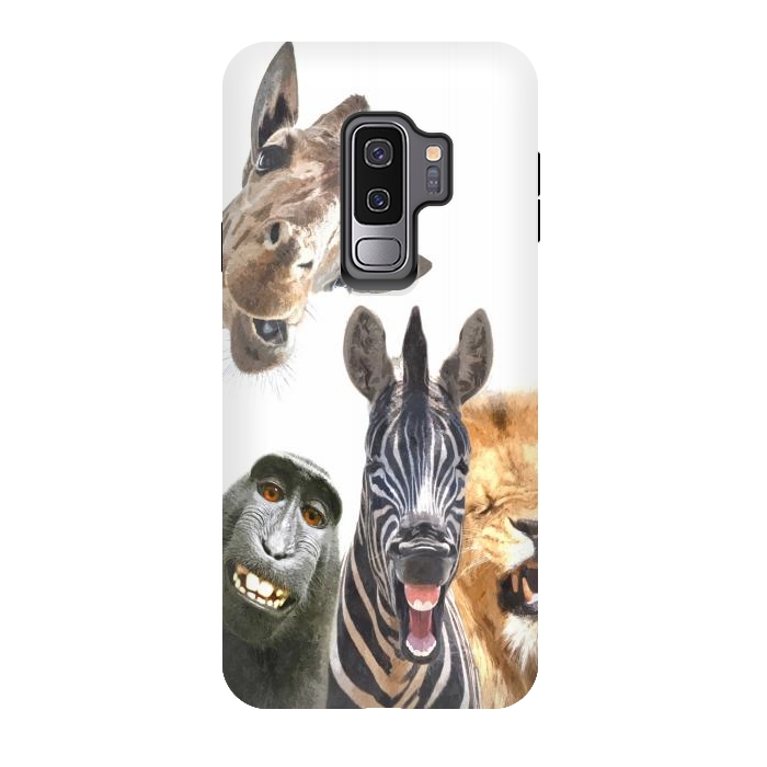 Galaxy S9 plus StrongFit Jungle Animal Friends  by Alemi