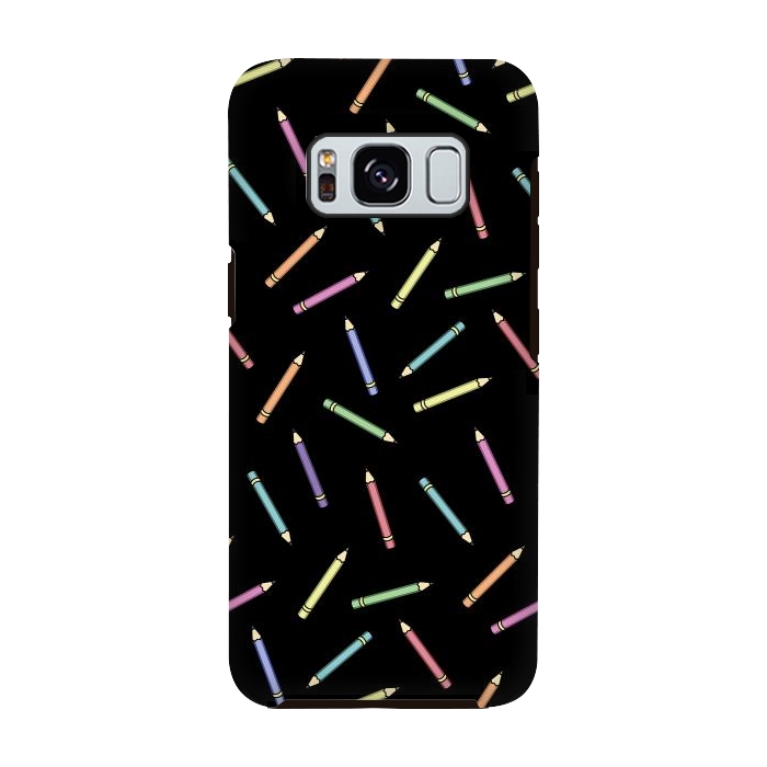 Galaxy S8 StrongFit Pencil pattern by Laura Nagel