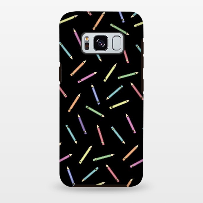 Galaxy S8 plus StrongFit Pencil pattern by Laura Nagel