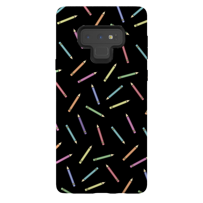 Galaxy Note 9 StrongFit Pencil pattern by Laura Nagel