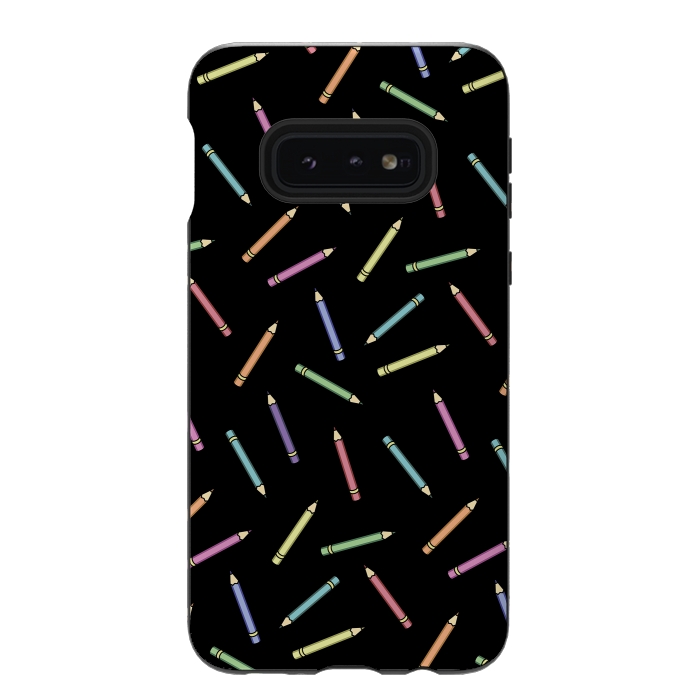 Galaxy S10e StrongFit Pencil pattern by Laura Nagel