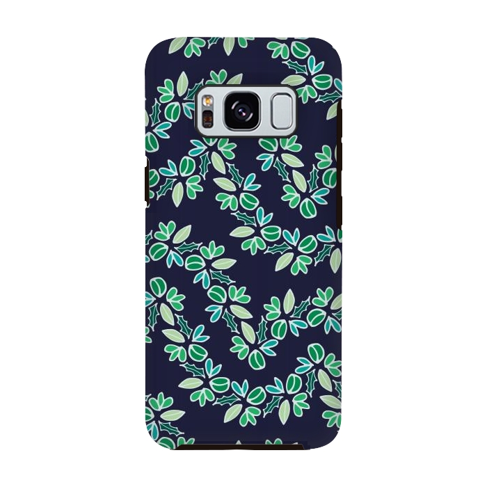Galaxy S8 StrongFit Lush Leaves by Shelley Schmidt
