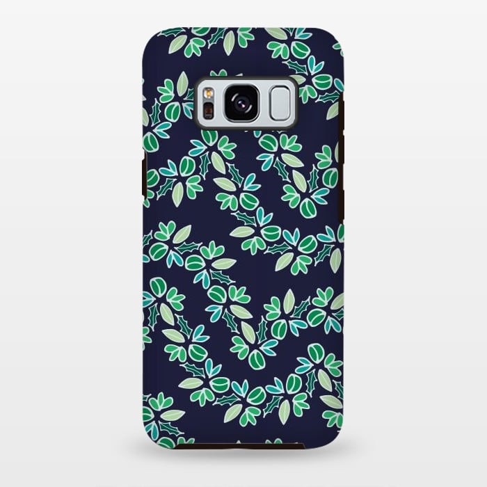 Galaxy S8 plus StrongFit Lush Leaves by Shelley Schmidt