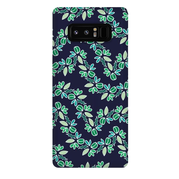 Galaxy Note 8 StrongFit Lush Leaves by Shelley Schmidt