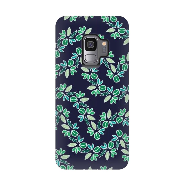Galaxy S9 StrongFit Lush Leaves by Shelley Schmidt