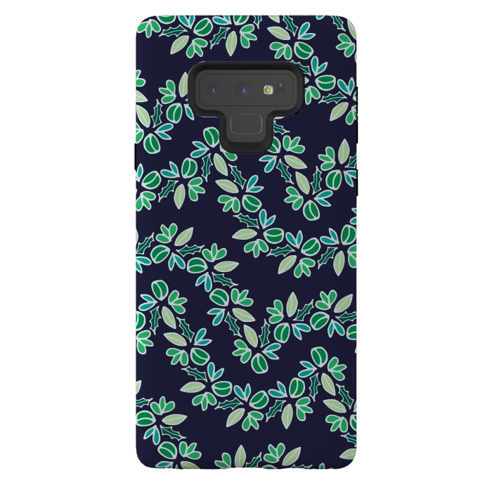 Galaxy Note 9 StrongFit Lush Leaves by Shelley Schmidt