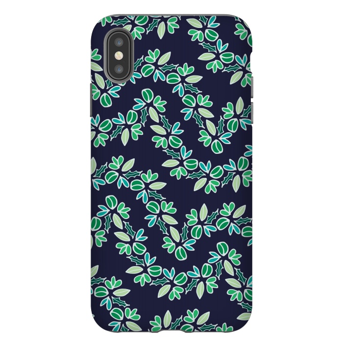 iPhone Xs Max StrongFit Lush Leaves by Shelley Schmidt