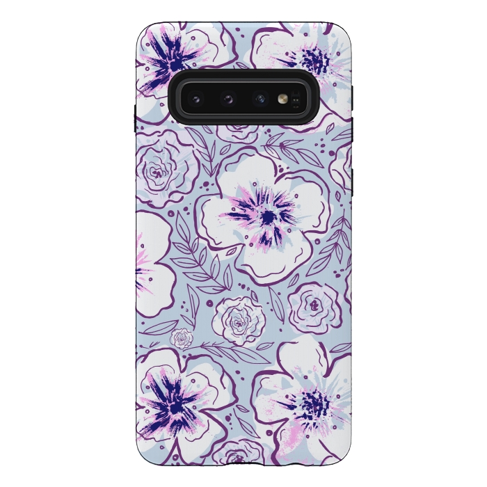 Galaxy S10 StrongFit Feeling Happy by Rose Halsey