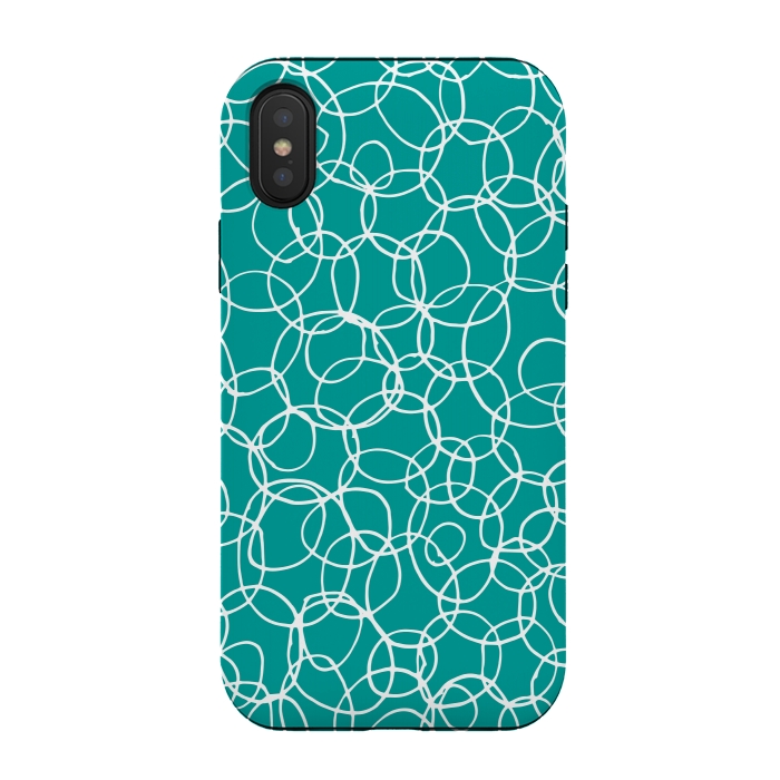 iPhone Xs / X StrongFit Bountiful Bubbles by Shelley Schmidt