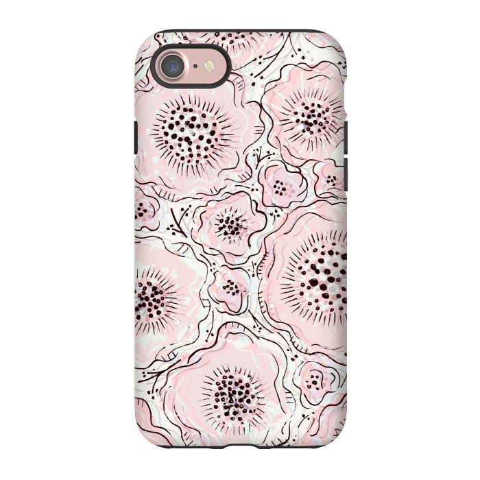 iPhone 7 StrongFit Pretty in Pink by Rose Halsey