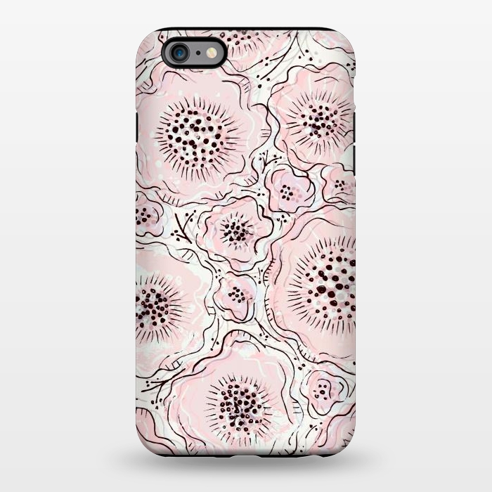iPhone 6/6s plus StrongFit Pretty in Pink by Rose Halsey