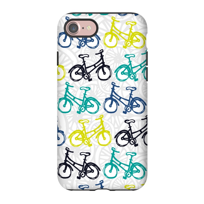 iPhone 7 StrongFit Whimsical Wheelies by Shelley Schmidt